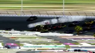 2002 Daytona 500 Big One Reenactment