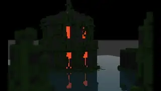 Magica Voxel Speed Art (Затонувшая Крепость)