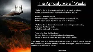 1 Enoch 93 | The Apocalypse of Weeks