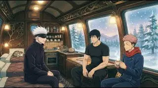 A Warm Little Room on a Moving Train | A Quiet Journey with Friends | Animation