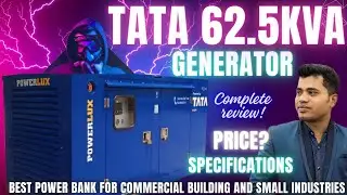 62.5 kva Silent Diesel Generator. Specs & Complete Review of Tata Power Generator.