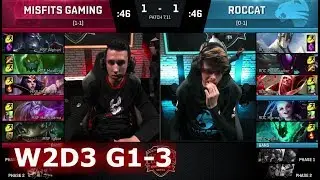 Misfits vs ROCCAT | Game 3 S7 EU LCS Summer 2017 Week 2 Day 3 | MSF vs ROC G3 W2D3