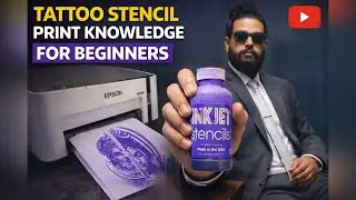 Tattoo stencil printer knowledge for beginners✌🏻🙂 #vlog #tattoo #tattoostencil 