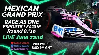 Mexican Grand Prix | RACE AS ONE ESPORTS LEAGUE | Round 17 | IG8Live Esports