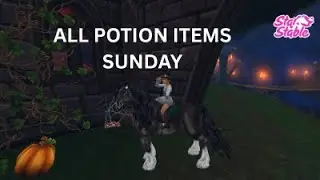 star stable/ALL POTION ITEMS SUNDAY