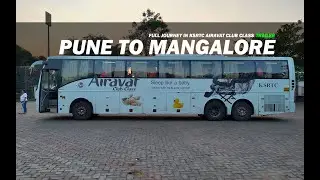 MUMBAI TO MANGALORE FULL JOURNEY IN KSRTC AIRAVAT VOLVO B11R