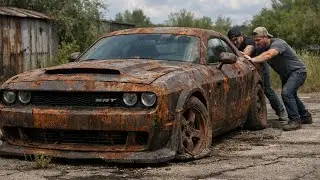 Insane Restoration! Rusted Dodge Challenger SRT Demon to Brand New | ASMR