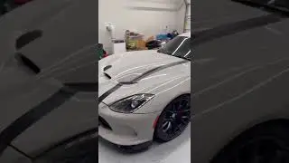 Crazy Dodge Viper Transformation with a Full Wrap. Apex Vinyl Solutions LLC