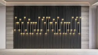 Decorative Wall Panels | Transformable  Wall Panel | SketchUp Dynamic Enscape Ready Material & light