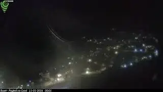 Buzet - Pogled na Grad - 10.01.2026 - Night - TimeLapse