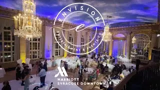 Marriott Syracuse Downtown Grand Ballroom Wedding DJ & Uplighting