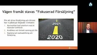 Comintelli - Stora Aktiedagen Stockholm digitalt 30 november 2020