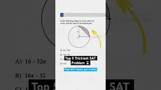 Tricky SAT geometry question # #satprep