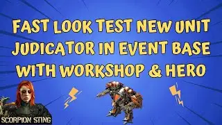 War Commander Fast Look Test New Unit Judicator  In Event Base With Workshop & Hero