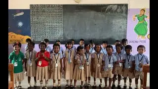 UKG Rhyme Fun: 'Hickory Dickory Dock' & 'Hop a Little' Delight! 🕰️🎶 #KMPSchoolManur