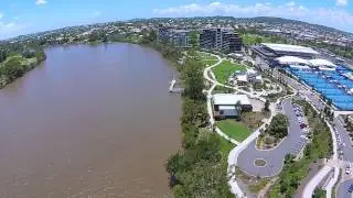 Brisbane International Pat Rafter Arena Drone flyover