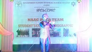 KARANPREET SINGH PRESENTING HIS MELODIUS PERFORMANCE FOR GGM SCIENCE COLLEGE