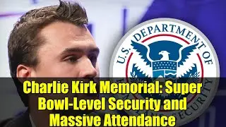 Charlie Kirk Memorial: sicurezza a livello del Super Bowl e massiccia partecipazione