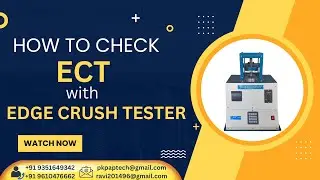 EDGE CRUSH TESTER || ECT || RING CRUSH TESTER || PAP-TECH