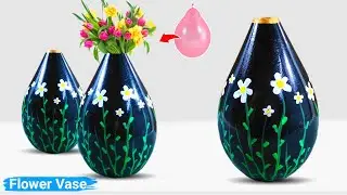 Easy way to make Gypsum Flower Vase | Flower vase making at home - MS Craft Official