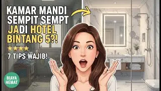 7 Tips Bikin Kamar Mandi Sempit Jadi ala Hotel Bintang 5