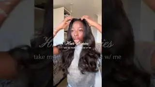 GRUM Heatless Curls💁🏾&zwj;♀️ #grwm #curls #heatlessblowout #hair #hairstyle #heatlesshairstyles