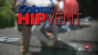 Как установить вентиляционный профиль Cobra&reg; Hip | GAF Roofing