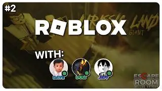 Dave got jumpscared.. | Jurassic Land | Roblox: Escape Room Deluxe Edition