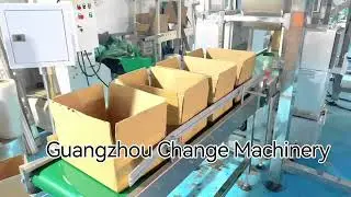 25Kg long nail weighing carton packing machine #machine #factory