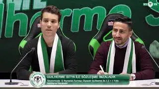 Guilherme Sitya İle S&ouml;zleşme İmzaladık