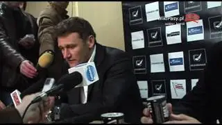 16.05.2009 Cracovia-GKS Bełchat&oacute;w 1:0 - konferencja prasowa (WikiPasy.pl)