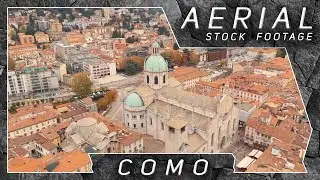 Como ● Italy 🇮🇹 | 4K Aerial Drone Stock Footage