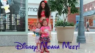 Disney Moana Meet and Greet!  Citrus Park Mall Florida