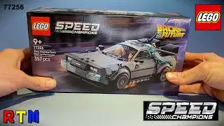 LEGO 77256 Time Machine from Back to the Future Speed Champions Speed Build ASMR no talk just Click!
