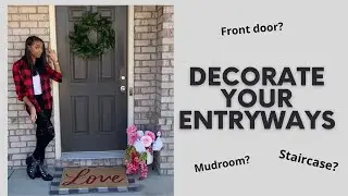 Decorate your Front Door & Entryways: Valentine&rsquo;s Day Decor || KSTIKESDESIGNS