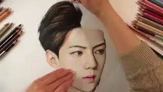 Drawing Hands - Speed Drawing EXO's Sehun