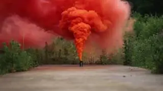 Enola Gaye EG18X Military Grade Smoke Grenade: Orange