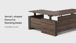 Vernal L-shaped Executive Standing Desk Installation Guide