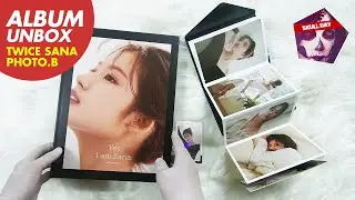 🌸UNBOXING TWICE SANA PHOTO BOOK (Yes, I am Sana Black ver)🌸Goods Album Reaction 트와이스 사나 포토북 앨범 언박싱