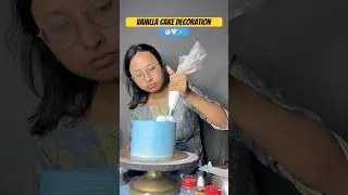 1 kg vanilla cake 🎂🤍✨ #shorts #shortsfeed #cake #cakedecorating #trending #youtubeshorts