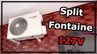 Ar Condicionado Split Fontaine 127v &eacute; bom? Fizemos a instala&ccedil;&atilde;o! | Refrimarq Climatiza&ccedil;&atilde;o