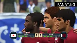 JAPAN vs QATAR | Final AFC Asian Cup 2019 | PENALTY SHOOTOUT! Gameplay PES 2019