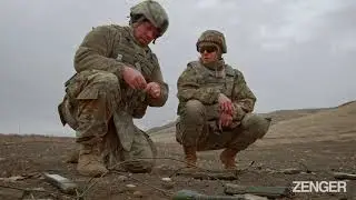 Demolition Training Exercises Carried Out By US Troops Using High Powered Explosives