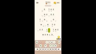 Cryptogram Master (by Kidult Lovin) - free offline word puzzle game for Android and iOS - gameplay.