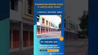 SEWA RUKO HANYA 1.250.000 / BULAN DI MEDAN? LOKASI PADAT PENDUDUK LOHHH... #shorts #rukodisewakan