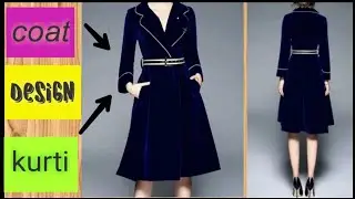 DIY: Convert Old Leftover Fabric Into Coat design kurti/Reuse Waste Cloth(Hindi)