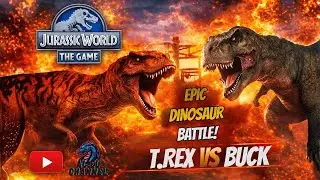 EPIC T. REX VS BUCK BATTLE! 🦖🔥 Jurassic World The Game | INSANE Fight