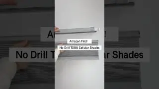 🛠️ No-Drill TDBU Cellular Shades