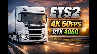 ETS2 Scania Yolculuğu 🚛 | 4K  Ultra Grafik Euro Truck Simulator 2 | Beyaz Scania Uzun Yol | RTX 4060