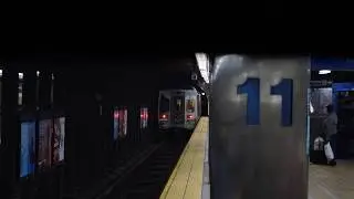 69th Street Transportation Center-bound M4 Market-Frankford Line train at 11th Street